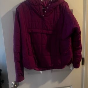 Purple Quilted Jacket